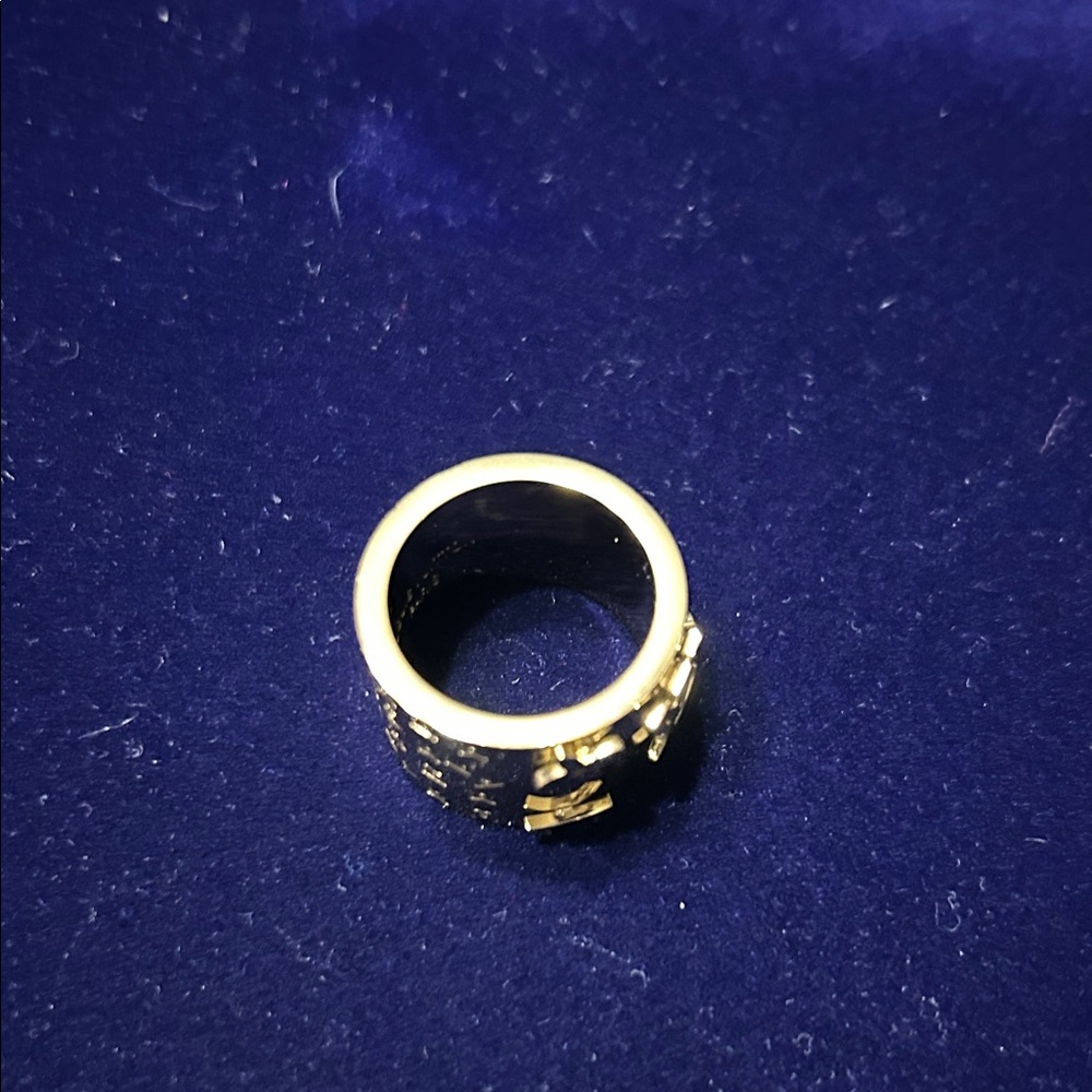 Chunky LV ring solid - Picture 5 of 6